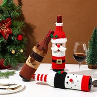 Christmas Cartoon Style Color Block Cloth Holiday Daily Decorative Props main image 2
