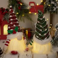 Weihnachten Klassischer Stil Farbblock Kunststoff Tuch Polyester Ferien Täglich Dekorative Requisiten main image 5