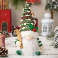 Weihnachten Klassischer Stil Farbblock Kunststoff Tuch Polyester Ferien Täglich Dekorative Requisiten sku image 1