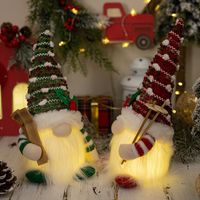 Weihnachten Klassischer Stil Farbblock Kunststoff Tuch Polyester Ferien Täglich Dekorative Requisiten main image 3