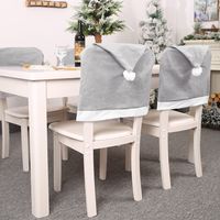Christmas Simple Style Color Block Nonwoven Holiday Daily Chair Cover main image 1