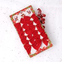 Weihnachten Einfacher Stil Bogenknoten Tuch Ferien Täglich Dekorative Requisiten sku image 1