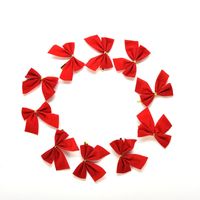 Weihnachten Einfacher Stil Bogenknoten Tuch Ferien Täglich Dekorative Requisiten main image 2