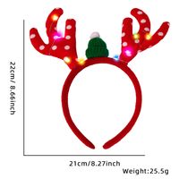 Christmas Cartoon Style Cute Bow Knot Antlers Plastic Party Festival Headband sku image 6