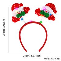 Christmas Cartoon Style Cute Bow Knot Antlers Plastic Party Festival Headband sku image 14