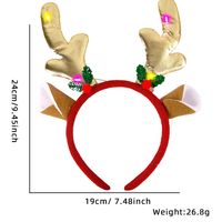 Christmas Cartoon Style Cute Bow Knot Antlers Plastic Party Festival Headband sku image 7