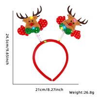 Christmas Cartoon Style Cute Bow Knot Antlers Plastic Party Festival Headband sku image 13