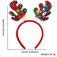 Christmas Cartoon Style Cute Bow Knot Antlers Plastic Party Festival Headband sku image 3