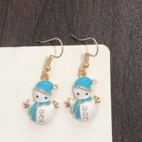 1 Pair Cute Cartoon Character Plating Alloy Drop Earrings sku image 72