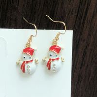 1 Pair Cute Cartoon Character Plating Alloy Drop Earrings sku image 71