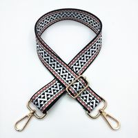 Polyester Color Block Bag Strap 75-130cm main image 5