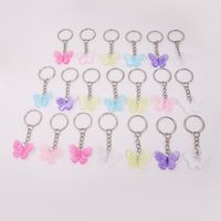 Simple Style Butterfly Resin Keychain sku image 1