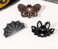 Simple Style Pumpkin Bat Butterfly Plastic Resin Hair Claws main image 2