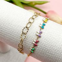 Casual Elegant Sweet Butterfly 304 Stainless Steel Gold Plated Bracelets In Bulk main image 3