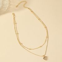 Basic Simple Style Commute Solid Color Alloy Plating 14k Gold Plated Women's Pendant Necklace main image 7