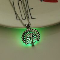Halloween Luminous Pterodactyl Pendant Punk Style Necklace Wholesale Jewelry Nihaojewelry sku image 19