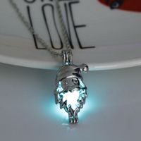 Halloween Luminous Pterodactyl Pendant Punk Style Necklace Wholesale Jewelry Nihaojewelry sku image 17