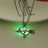 Halloween Luminous Pterodactyl Pendant Punk Style Necklace Wholesale Jewelry Nihaojewelry sku image 11