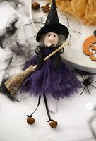 Halloween Cute Funny Witch Nonwoven Polyester Party Festival Doll sku image 3