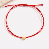 Estilo IG Estilo Moderno Estilo Clásico Forma De Corazón Acero Inoxidable 304 Chapado En Oro De 14 Quilates. Pulsera Al Mayoreo main image 1