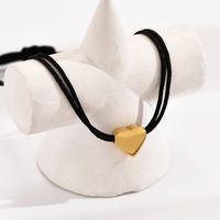 Estilo IG Estilo Moderno Estilo Clásico Forma De Corazón Acero Inoxidable 304 Chapado En Oro De 14 Quilates. Pulsera Al Mayoreo main image 4