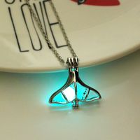 Halloween Luminous Pterodactyl Pendant Punk Style Necklace Wholesale Jewelry Nihaojewelry sku image 8