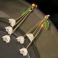 1 Pair Elegant Glam Luxurious Animal Flower Plating Inlay Alloy Rhinestones 24k Gold Plated Earrings sku image 3