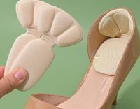 High-heeled Shoes Thickened Anti-wear And Anti-falling Half Size Pads main image 1