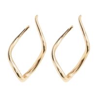 Wholesale Jewelry Modern Style Simple Style Rhombus Alloy Gold Plated Silver Plated Plating Ear Studs main image 2