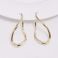 Wholesale Jewelry Modern Style Simple Style Rhombus Alloy Gold Plated Silver Plated Plating Ear Studs sku image 1