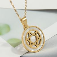 Style Simple L'oeil Du Diable Forme De Cœur Crâne Acier Au Titane Placage Incruster Strass Pendentif sku image 18