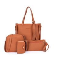Women's Large All Seasons Pu Leather Solid Color Classic Style Bucket Zipper Bucket Bag sku image 5