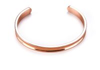 Wholesale Simple Style Letter Stainless Steel Plating Rose Gold Plated Bangle main image 5
