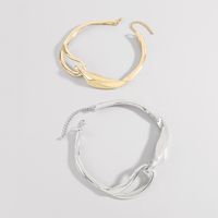 Wholesale Jewelry Exaggerated Modern Style Simple Style Solid Color Alloy Iron Choker main image 4