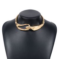 Großhandel Schmuck Übertrieben Moderner Stil Einfacher Stil Einfarbig Legierung Eisen Halsband sku image 1