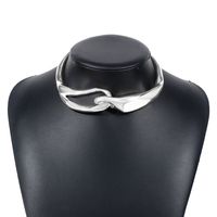 Wholesale Jewelry Exaggerated Modern Style Simple Style Solid Color Alloy Iron Choker sku image 2