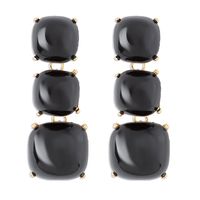 Elegant Glam Square Alloy Inlay Rhinestones Women's Drop Earrings sku image 3