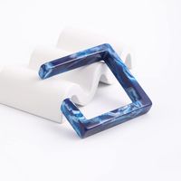 Simple Style Triangle Round Square Resin Asymmetrical Women's main image 4