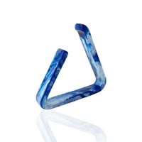 Simple Style Triangle Round Square Resin Asymmetrical Women's main image 2