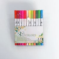 1 Set Solid Color Class Learning Graduation Plastic Cute Watercolor Pen sku image 1