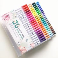 1 Set Solid Color Class Learning Graduation Plastic Cute Watercolor Pen sku image 6