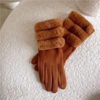 Women's Vintage Style Solid Color Gloves 1 Pair sku image 3