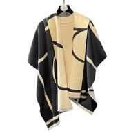 Women's Casual Simple Style Lines Polyester Shawl main image 2