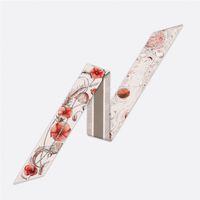 Women's Vintage Style Simple Style Letter Polyester Printing Silk Scarf sku image 3