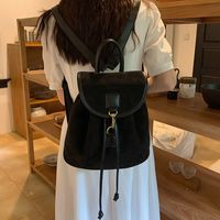 Splicing Solid Color Casual Daily Shopping Women's Backpack main image 5