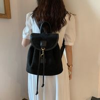 Splicing Solid Color Casual Daily Shopping Women's Backpack main image 4