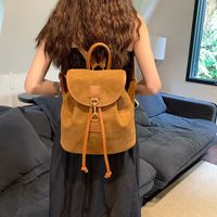Splicing Solid Color Casual Daily Shopping Women's Backpack main image 6