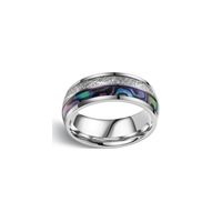 Simple Style Geometric Titanium Steel Polishing Silver Plated Unisex Rings sku image 19