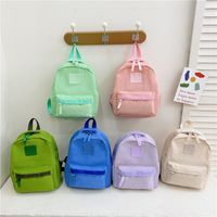 Antivo Bloc De Couleur Couleur Unie Du Quotidien Sac À Dos Pour Enfants main image 1