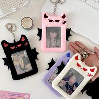 Cute Sweet Simple Style Color Block Plush Keychain main image 2